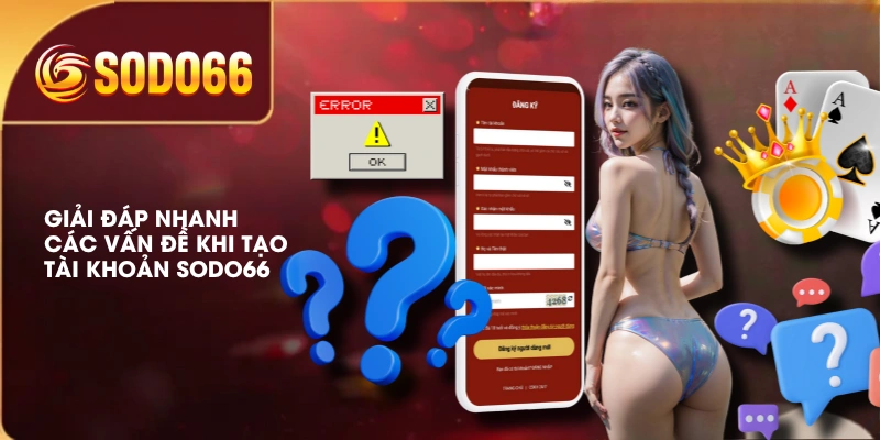 Cách Đăng Ký SODO66 Nhanh Chóng Cho Thành Viên Mới 4 Giải đáp nhanh các vấn đề khi tạo tài khoản SODO66